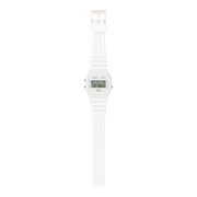 Casio F-91 F-91WB-7AEF - cinturino, cassa e quadrante bianchi